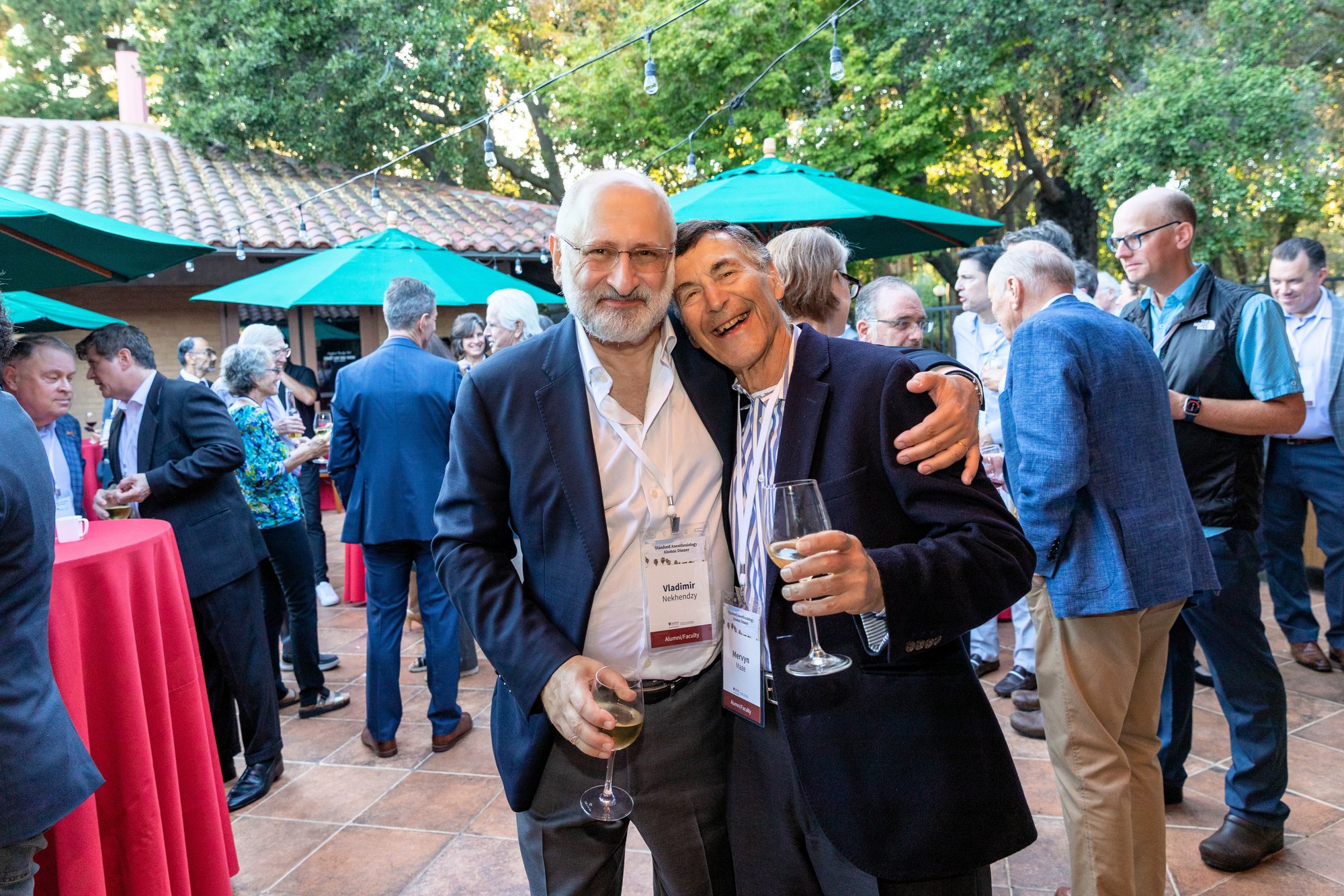 Stanford Alumni Dr. Vladimir Nekhendzy and Dr. Mervyn Maze